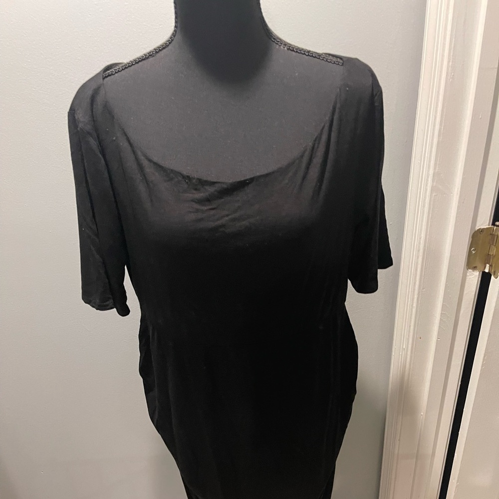 Maternity black dress